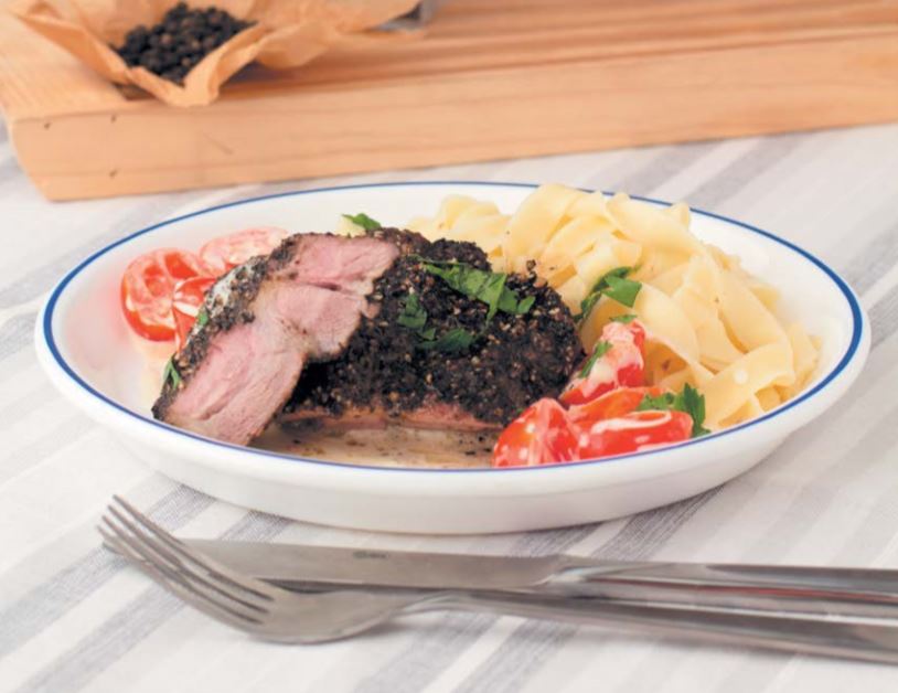 Свинина в черном перце