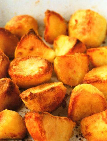 Хрустящий печеный картофель