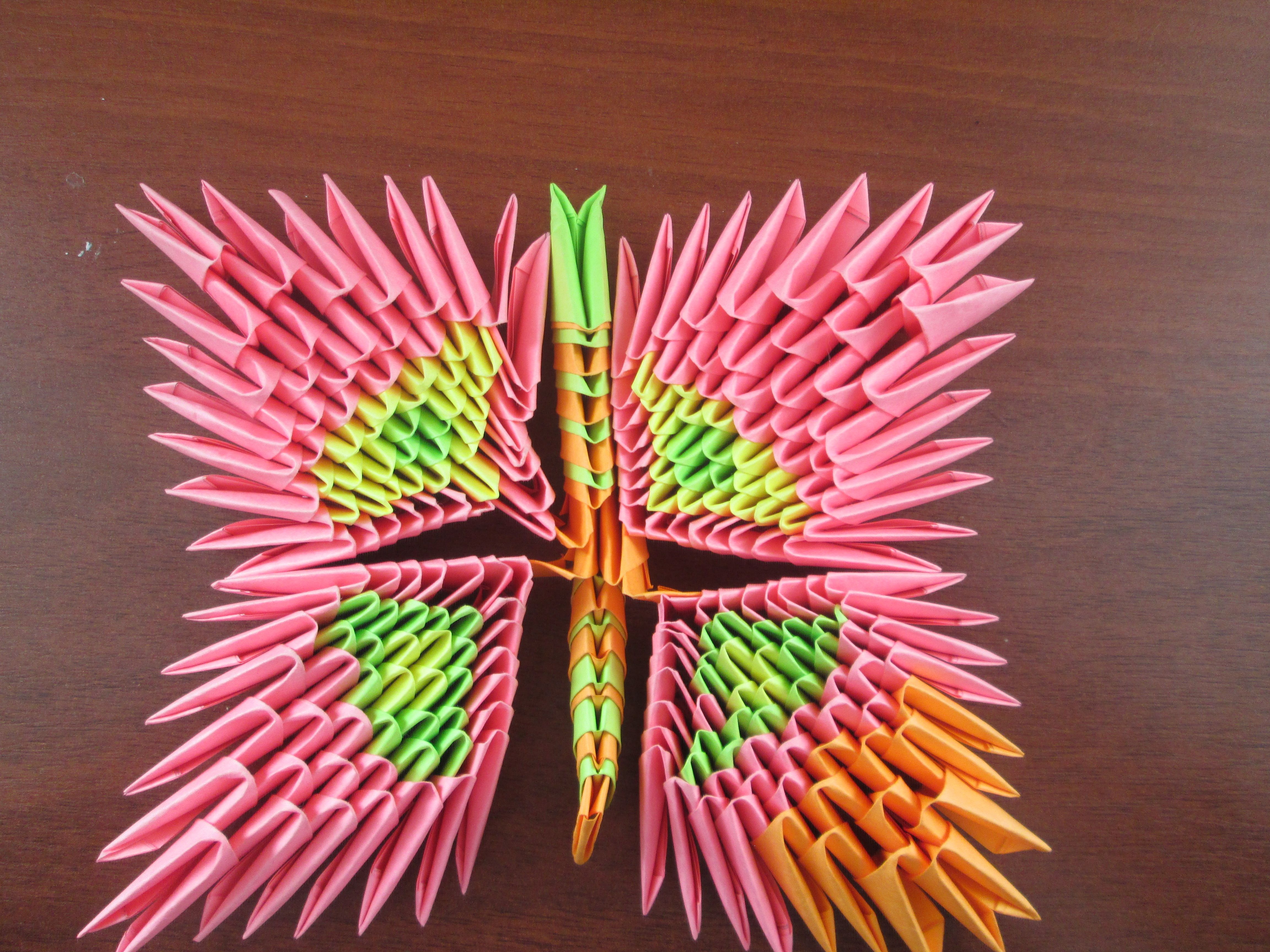 Модульное оригами «Бабочка»